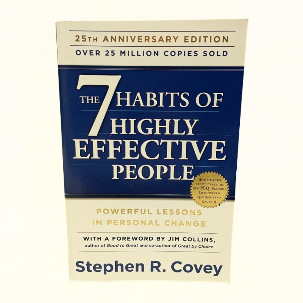 3/$25 The 7 Habits Of Highly Effective People Book by Stephen R Covey